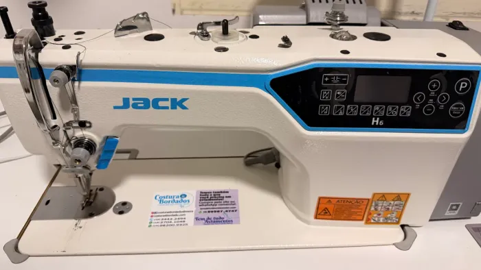 Máquina costura transporte duplo jack H6- eletrônica 