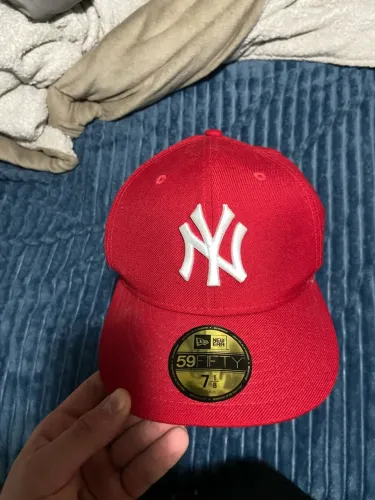 Boné new era 59fifty yankees vermelho