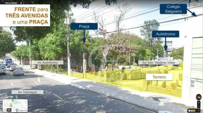 Terreno à venda, 3523 m² por R$ 25.000.000,00 - Interlagos - São Paulo/SP