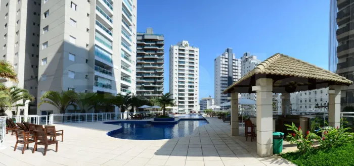 Terramares Astúrias Guarujá, apartamento com terraço gourmet