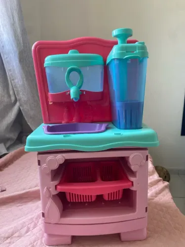 Cozinha de brinquedo só 2 vezes de uso