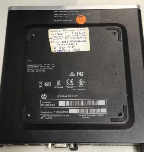 MiniPC HP PRODESK 400 G4