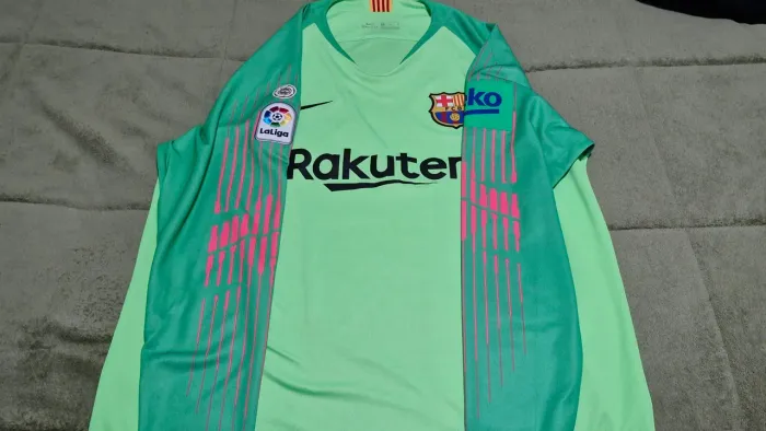 Camisa Barcelona Original de Goleiro - temporada 2018/19 - autêntica Nike tam. GG