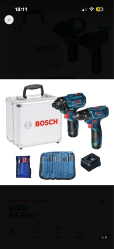Kit Parafusadeira Bosch