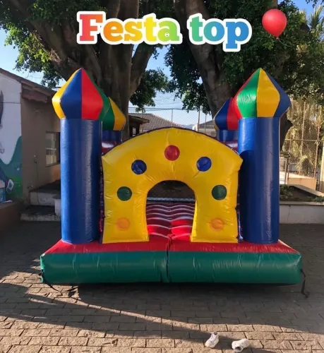 Castelo pula pula inflável para locação