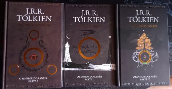 Senhor dos Anéis BOX 3 Livros Capa Grossa Excelentes condições