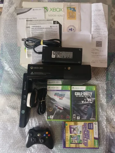 Xbox 360 super slim 500GB completo com jogos e acessrios originais, o mais novo de manaus 