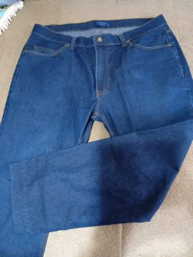Calça jeans masculina plus size 52