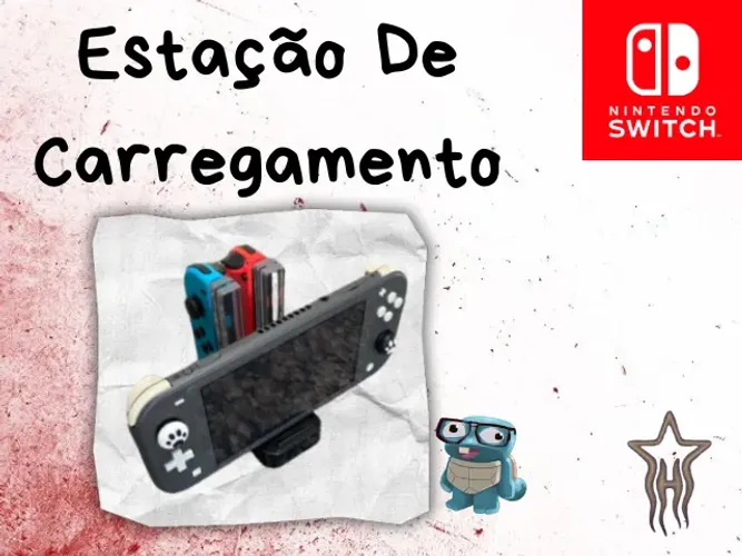 Estação de Carregamento para Nintendo Switch e Joy-Cons