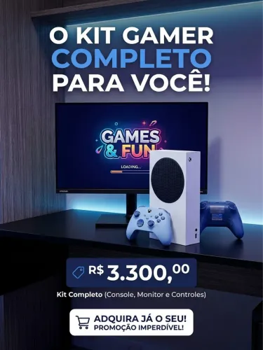 Xbox Series S + Monitor Odyssey G30 24? 144hz + Controle GameSir G7