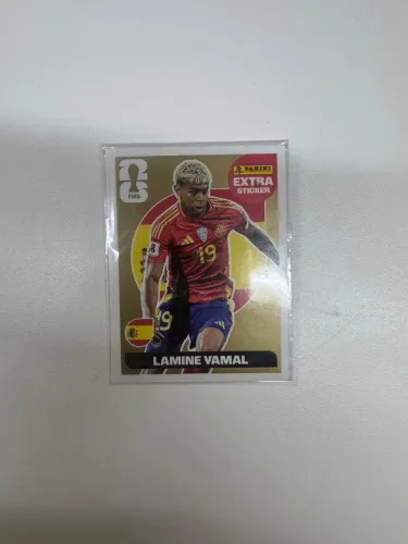 Figurinha Legend ( Lamine Yamal Ouro ) figurinha da copa do mundo 2026