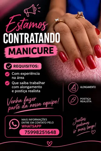 Vaga de manicure