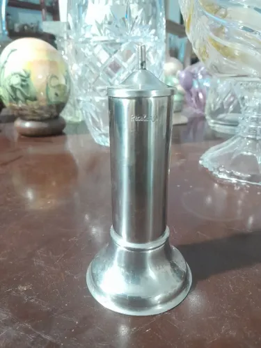 Paliteiro vintage em inox marca fracalanza