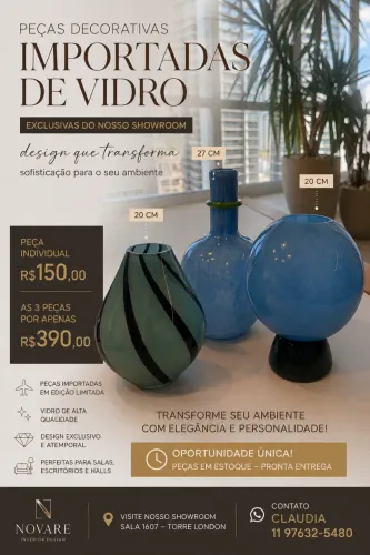 Vasos de vidro