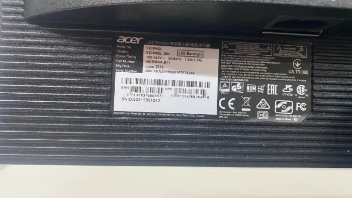 MONITOR ACER V206HQL (ITEM 9)