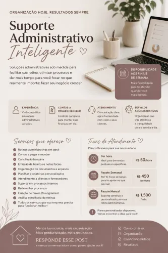 FREELANCER ADMINISTRATIVO | SUPORTE PARA SUA EMPRESA