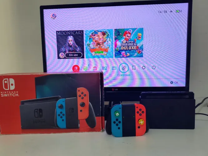 Nintendo Switch V2 Desbloqueado completo 128GB Usado