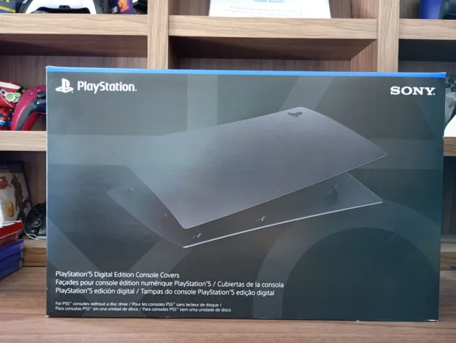 Plate ps5 fat sem leitor preta nova lacrada