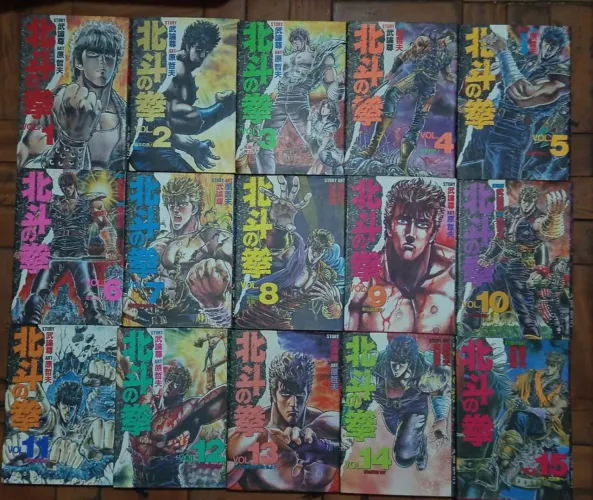 Mangá Hokuto no ken em japonês completo
