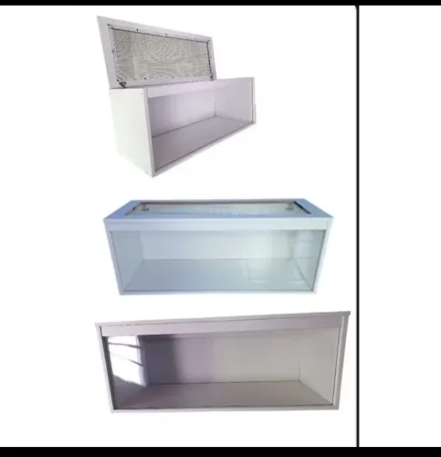 Terrário 60x30x30 Branco para roedores répteis gerbil camundongos e etc I shoppe novo