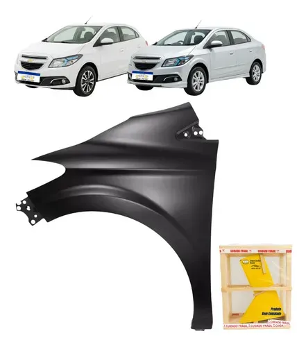 Paralama Gm Chevrolet Onix Prisma Lt 2013 A 2019 Novo Esquerdo / Motorista
