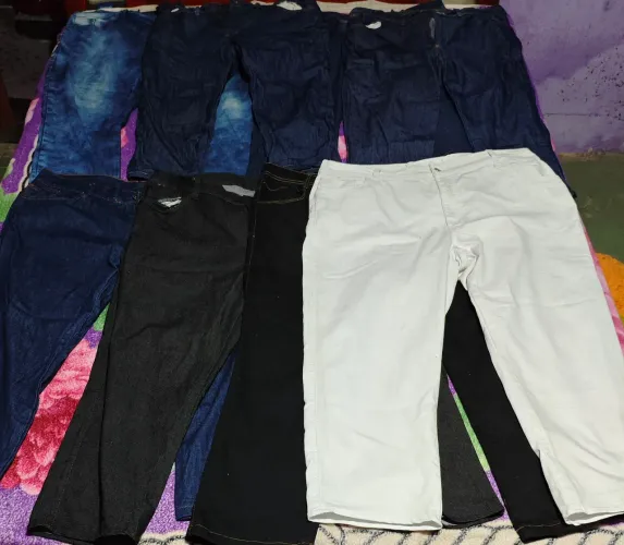 8 calças jeans plus size tamanhos grandes masculinas
