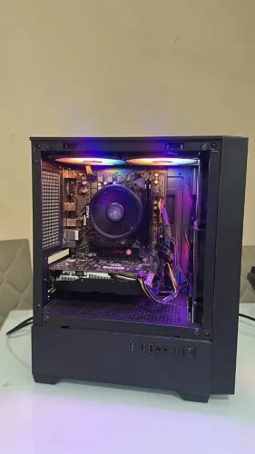 PC Gamer Ryzen 5 5500 - RX 580 8GB + BRINDE | RODA TUDO!