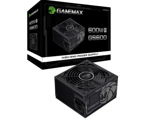 Fonte Gamemax GS600 80 Plus - NOVA