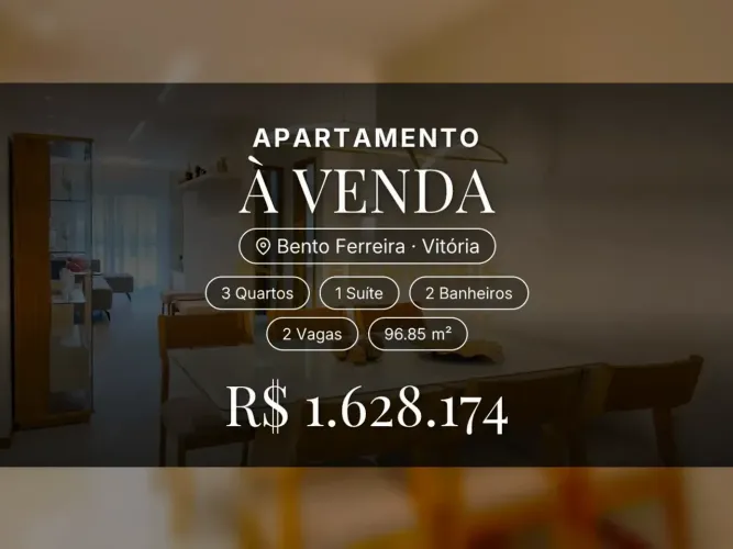 Bento Ferreira: seu novo lar espera por você neste apartamento decorado!