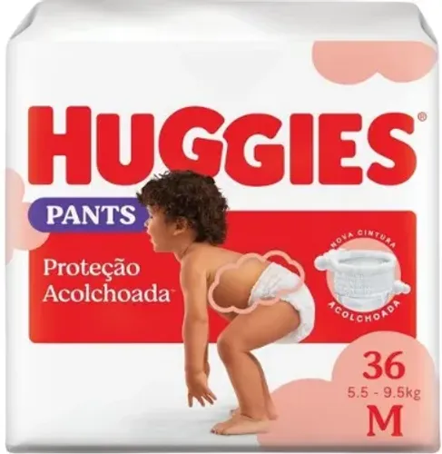 Fralda Huggies Tamanho M com 36 und