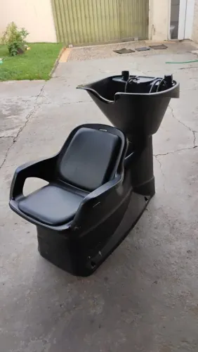 Lavatório para Salão / Barbearia Preto (Usado, Ótimo Estado)