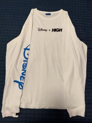 Camiseta Manga Longa Disney X High Tamanho P