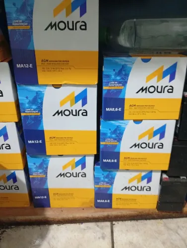 Baterias para motos caminhão ônibus carro Moura zetta 10x