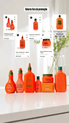 Produtos cabelo
