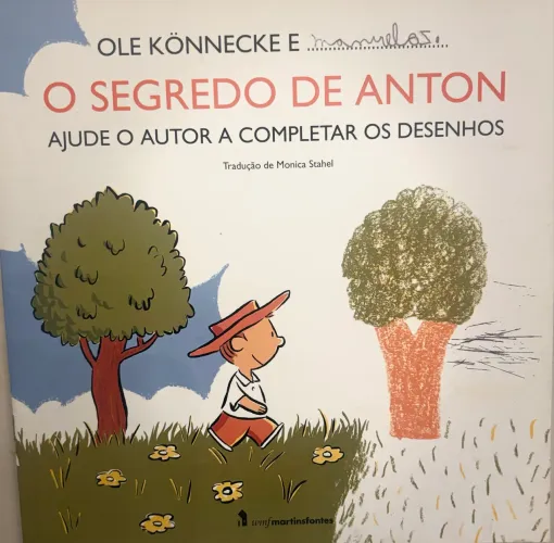 Livro OLE KÖNNECKE E mamnelas.. O SEGREDO DE ANTON AJUDE O AUTOR A COMPLETAR OS DESENHOS