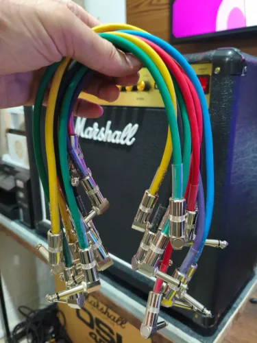 Lote 11 Cabos Patch Cable Joyo Color - P10 L Profissional