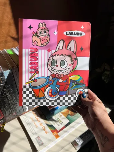 Fichário Labubu