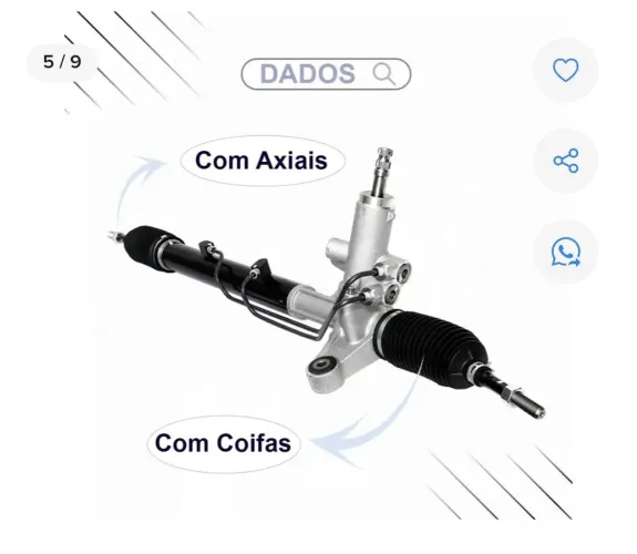 Caixa de direção hidráulica Honda Civic 