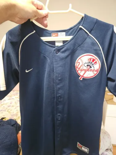 Camisa Nike New York Yankees azul L - pouco usada