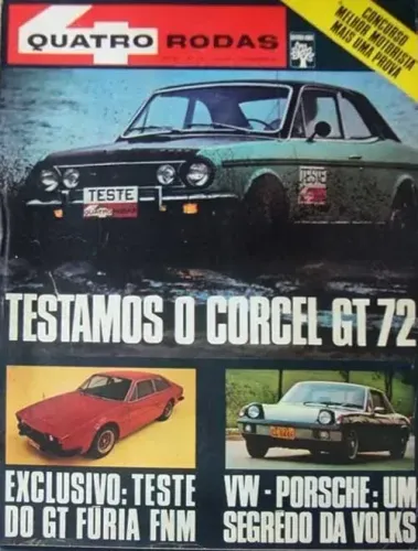 Ford Corcel GT 1972 - Revista Quatro Rodas 