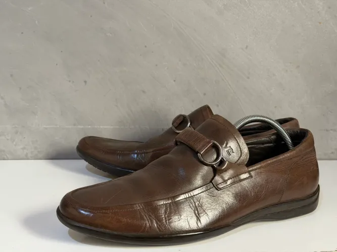 Mocassim Social VR Masculino Marrom em Couro - Tam 41 -