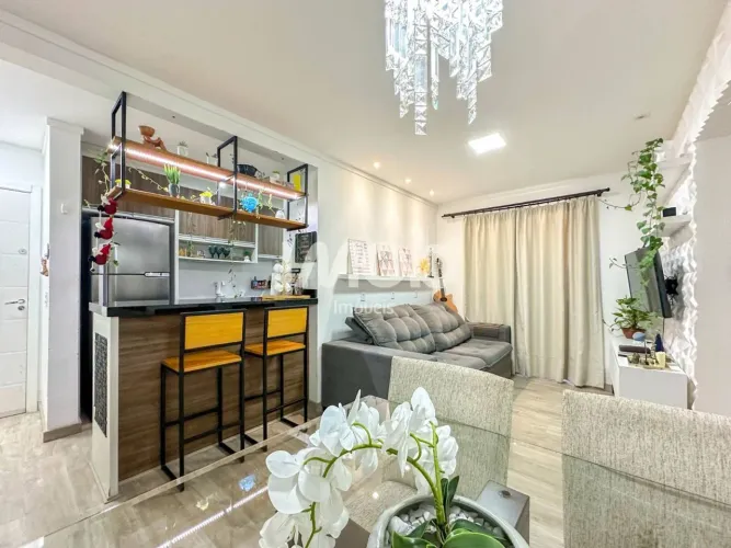 APARTAMENTO MOBILIADO COM 2 QUARTOS, TRÊS RIOS DO SUL