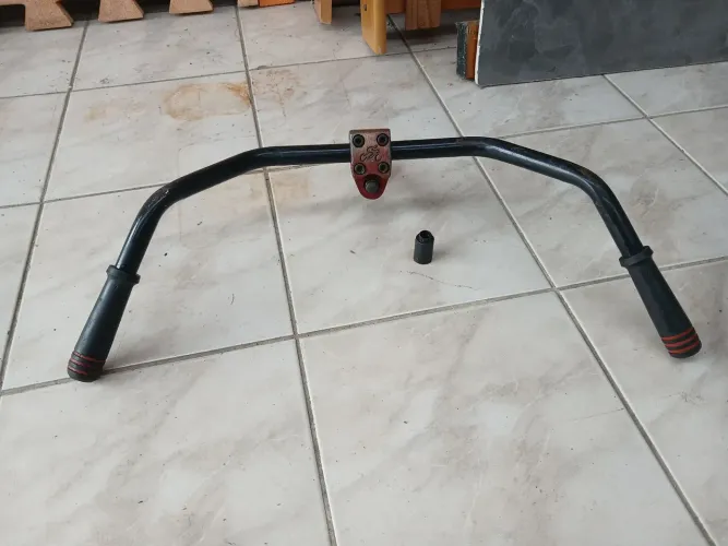 ?Guidão Caiçara / Moto + Mesa de Alumínio para Bike
