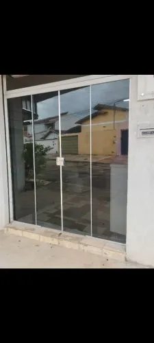 Porta blindex fumê