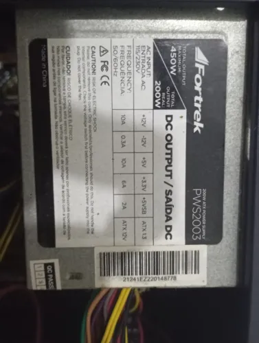 Fonte 450w Fortrek