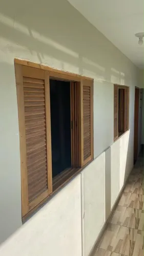Janela 6 folhas com vidro 1,40x1,00