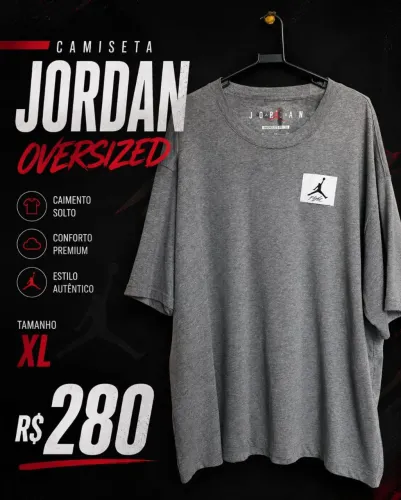 Camiseta Jordan original oversized fit tamanho XL