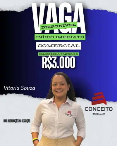 VAGA DE EMPREGO - COMERCIAL