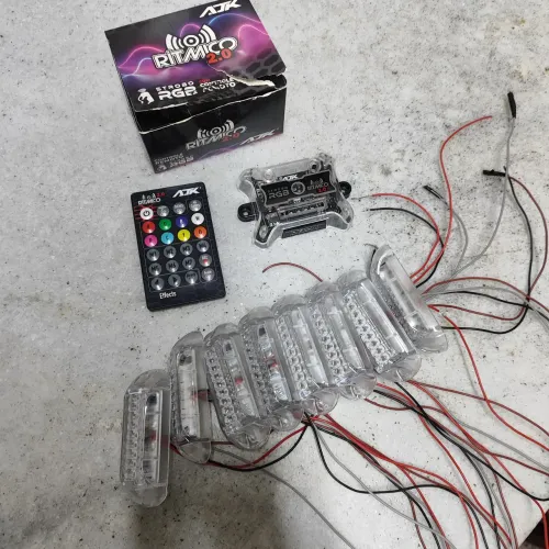 Estribo RGB AJK e Controle a longa distância 