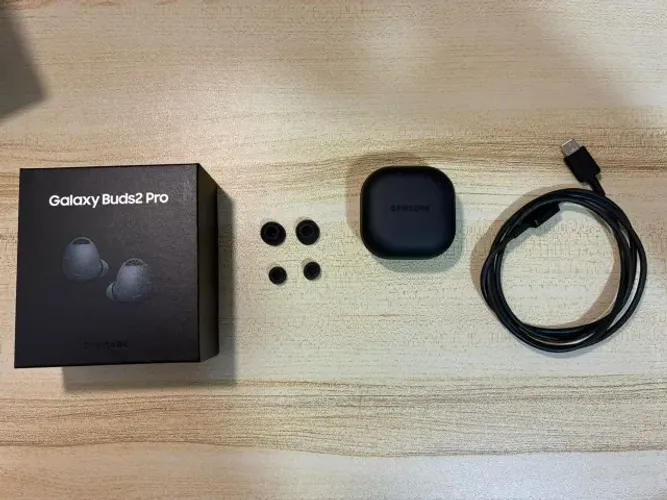 Fone Samsung Galaxy Buds2 Pro Grafite - Completo na Caixa